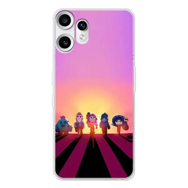 Чехол с рисунком «Персонажи в закате» для Nothing CMF Phone 2 Pro Чехол с рисунком «Персонажи в закате» для Nothing CMF Phone 2 Pro