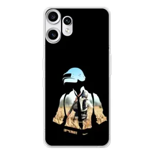 Силиконовый чехол с картинкой "Герой Pubg" на Nothing CMF Phone 2 Pro (Пубг мен)
