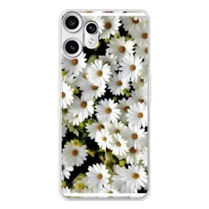 Чехол с ромашками на Nothing CMF Phone 2 Pro (Рамка в ромашках)