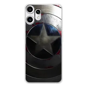 Чехол с Щитом Капитана Америки на Nothing CMF Phone 2 Pro (Ретро Щит Капитана)