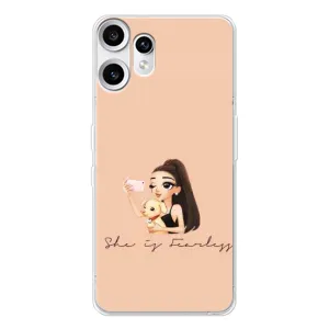 Силиконовый Чехол на Nothing CMF Phone 2 Pro с картинкой Стильных Девушек (С собакой)