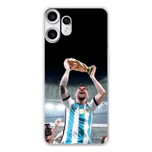 Чехлы Лео Месси Аргентина для Nothing CMF Phone 2 Pro (Счастливый Месси)
