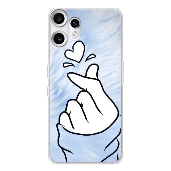 Чехол с рисунком «Сердечка знак» для Nothing CMF Phone 2 Pro Чехол с рисунком «Сердечка знак» для Nothing CMF Phone 2 Pro