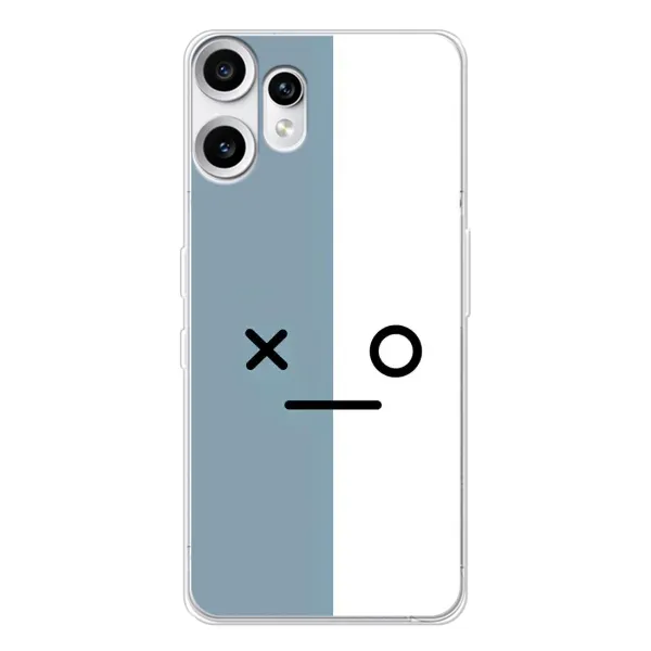 Чехол с рисунком «Серо-белый» для Nothing CMF Phone 2 Pro Чехол с рисунком «Серо-белый» для Nothing CMF Phone 2 Pro