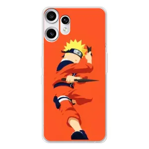 Чехлы с принтом Наруто на Nothing CMF Phone 2 Pro (Силуэт Наруто)
