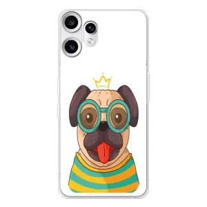 Бампер для Nothing CMF Phone 2 Pro з картинкою "Песики" (Собака Король)