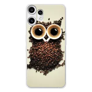 Чехлы с принтом СОВЫ для Nothing CMF Phone 2 Pro (Сова с зерен кофе)