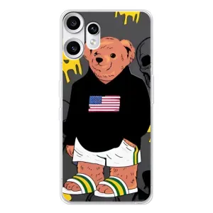 Чехлы Мишка Тедди для Нотинг ЦМФ Фон 2 Про (Teddy USA)