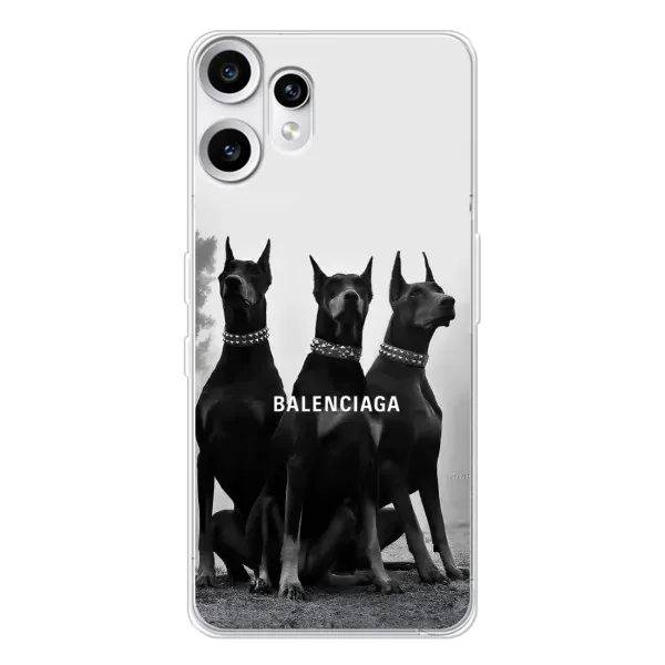 Чехол с рисунком «Три добермана» для Nothing CMF Phone 2 Pro Чехол с рисунком «Три добермана» для Nothing CMF Phone 2 Pro