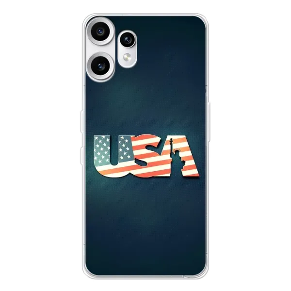 Чехол с рисунком «USA» для Nothing CMF Phone 2 Pro Чехол с рисунком «USA» для Nothing CMF Phone 2 Pro