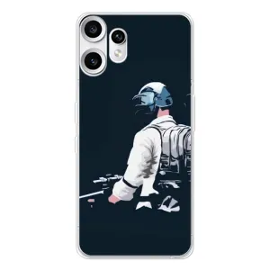 Силиконовый чехол с картинкой "Герой Pubg" на Nothing CMF Phone 2 Pro (В экиперовке)