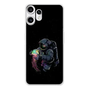 Силіконовый Чохол з принтом "Космонавти" на Nothing CMF Phone 2 Pro (В руках земля)