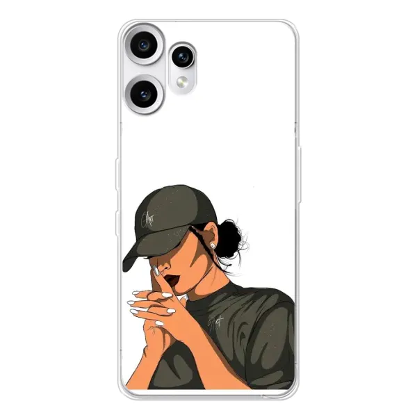 Чехол с рисунком «В зеленом» для Nothing CMF Phone 2 Pro Чехол с рисунком «В зеленом» для Nothing CMF Phone 2 Pro