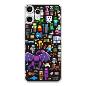 Чехол майнкрафт для Nothing CMF Phone 2 Pro (Все персонажи)