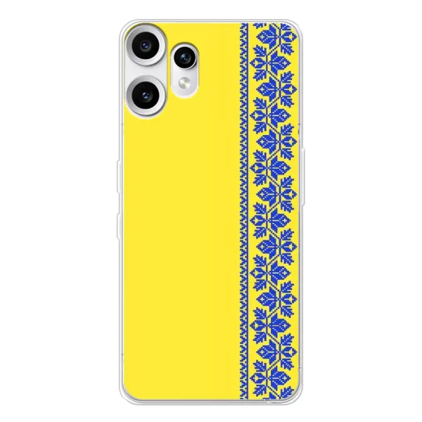 Чехол с рисунком «Вышиванка на желтом» для Nothing CMF Phone 2 Pro Чехол с рисунком «Вышиванка на желтом» для Nothing CMF Phone 2 Pro