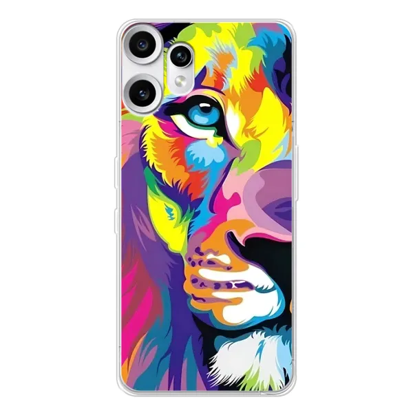 Чехол с рисунком «Яркий Лев» для Nothing CMF Phone 2 Pro Чехол с рисунком «Яркий Лев» для Nothing CMF Phone 2 Pro