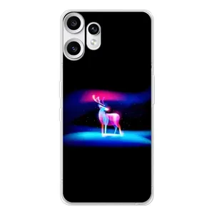 Силіконовий бампер з картинкою звірів для Nothing CMF Phone 2 Pro (Яскравий олень)