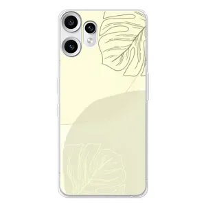 Чехол цветочный дизайн для Nothing CMF Phone 2 Pro (Зелёный фон)