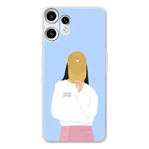 Силиконовый Чехол на Nothing CMF Phone 2 Pro с картинкой Стильных Девушек (Желтая кепка)