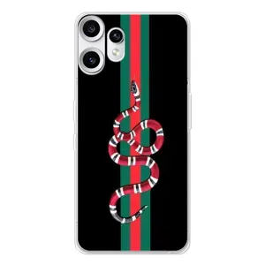 Чехлы Бренд GUCCI для Nothing CMF Phone 2 Pro (Змей Гуччи)