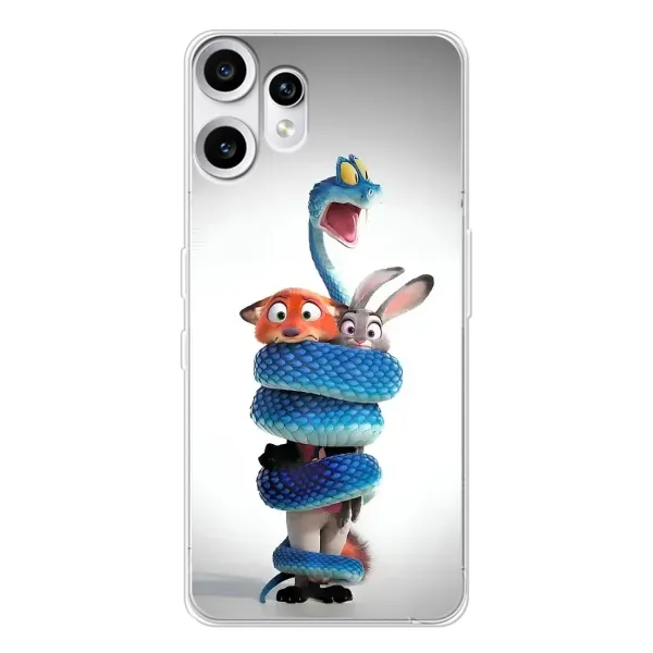 Чехол с рисунком «Змея Зоо» для Nothing CMF Phone 2 Pro Чехол с рисунком «Змея Зоо» для Nothing CMF Phone 2 Pro