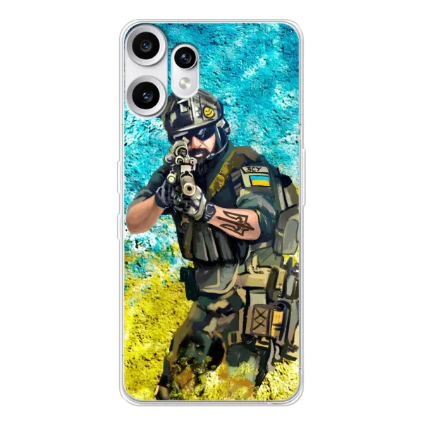 Чехол с рисунком «ЗСУ Воин» для Nothing CMF Phone 2 Pro Чехол с рисунком «ЗСУ Воин» для Nothing CMF Phone 2 Pro