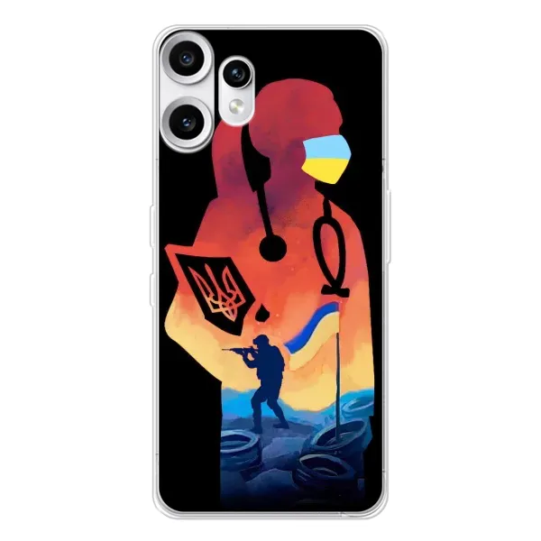 Чехол с рисунком «ЗСУ Врач» для Nothing CMF Phone 2 Pro Чехол с рисунком «ЗСУ Врач» для Nothing CMF Phone 2 Pro