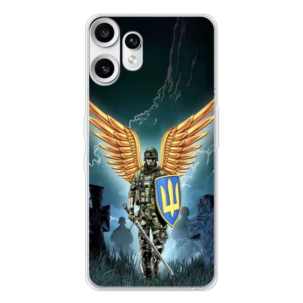 Чехол с рисунком «ЗСУ з крильями» для Nothing CMF Phone 2 Pro