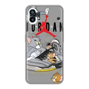 Силиконовый Чехол Nike Air Jordan на Насинг Фон 1 (Air Jordan)