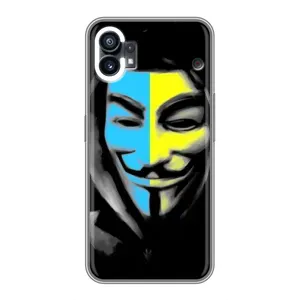 Чехол с Украинской символикой на Насинг Фон 1 (Анонимус патриот)