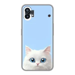 Чохол на тематику: Коти для Nothing Phone 1 (Білий кіт)