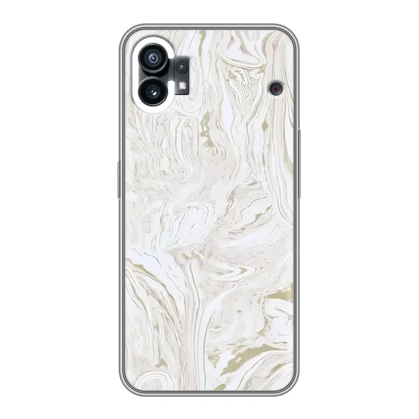 Чехол с рисунком «белый мрамор» для Nothing Phone 1 Чехол с рисунком «белый мрамор» для Nothing Phone 1