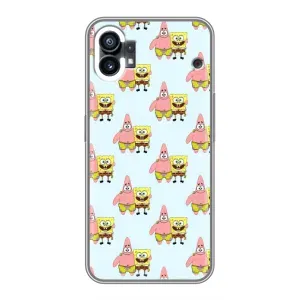 Чехлы с Патриком на Nothing Phone 1 (Боб и Патрик)