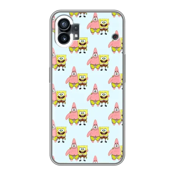 Чехол с рисунком «Боб и Патрик» для Nothing Phone 1 Чехол с рисунком «Боб и Патрик» для Nothing Phone 1
