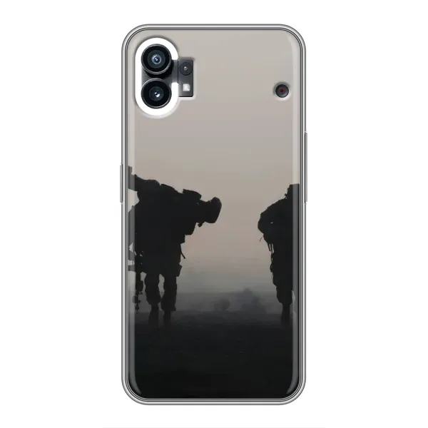 Чехол с рисунком «Бой солдат» для Nothing Phone 1 Чехол с рисунком «Бой солдат» для Nothing Phone 1