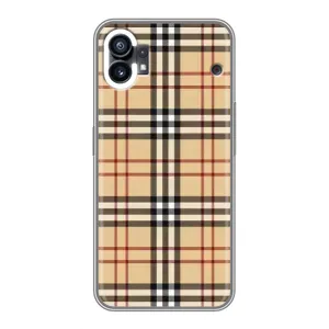 Чехол с Брендами одежды на Насинг Фон 1 (Burberry стиль)