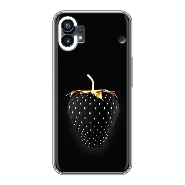 Чехол с рисунком «Чёрная клубника» для Nothing Phone 1