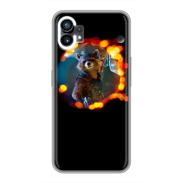 Чехол с рисунком «Енот Ракета» для Nothing Phone 1 Чехол с рисунком «Енот Ракета» для Nothing Phone 1