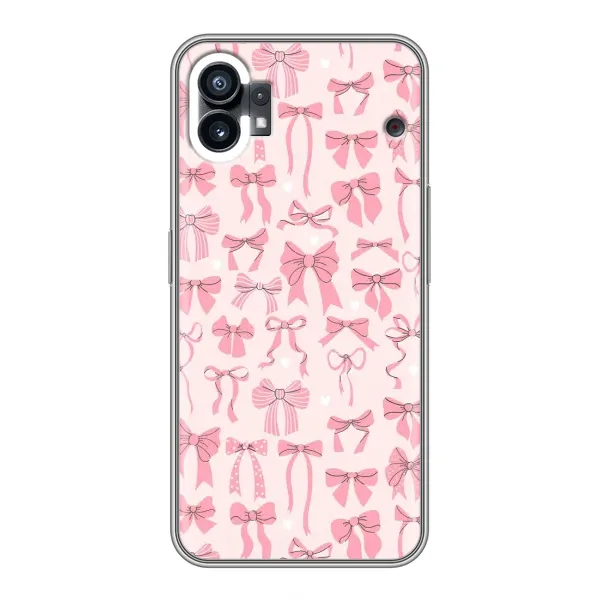 Чехол с рисунком «Фон бантики» для Nothing Phone 1 Чехол с рисунком «Фон бантики» для Nothing Phone 1
