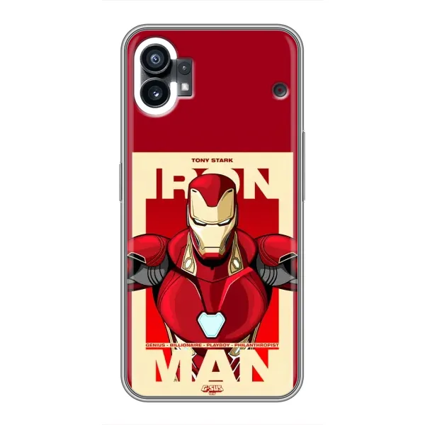 Чехол с рисунком «Iron man» для Nothing Phone 1 Чехол с рисунком «Iron man» для Nothing Phone 1