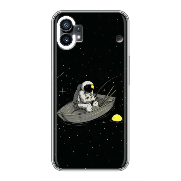 Чехол с рисунком «Космонавт на рыбалке» для Nothing Phone 1 Чехол с рисунком «Космонавт на рыбалке» для Nothing Phone 1