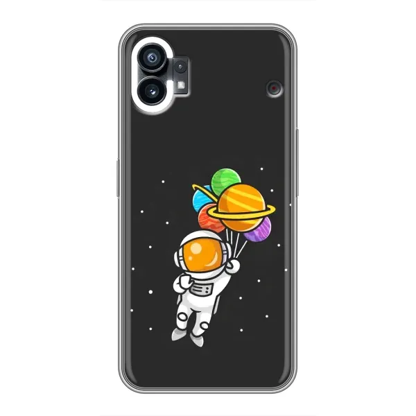 Чехол с рисунком «Космонавт с шариками» для Nothing Phone 1 Чехол с рисунком «Космонавт с шариками» для Nothing Phone 1