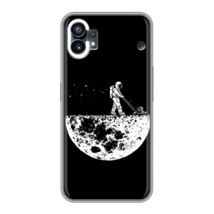 Силіконовый Чохол з принтом "Космонавти" на Nothing Phone 1 (Космонавт)