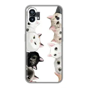 Силіконовий чохол з котиком для Nothing Phone 1 (Коти)