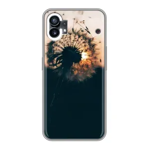 Силиконовый Чехол с одуванчиками на Nothing Phone 1 (Красивый одуванчик)
