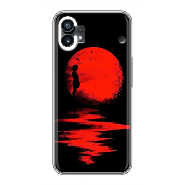 Чехол с рисунком «Красный Закат» для Nothing Phone 1 Чехол с рисунком «Красный Закат» для Nothing Phone 1