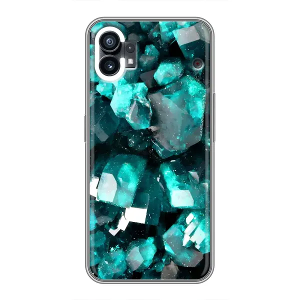 Чехол с рисунком «Кристалы» для Nothing Phone 1