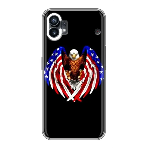 Чехол с рисунком «Крылья США» для Nothing Phone 1 Чехол с рисунком «Крылья США» для Nothing Phone 1