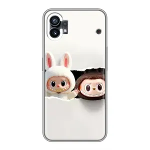 Чехол с принтом Лабубу для Nothing Phone 1 (Фигурки Labubu)