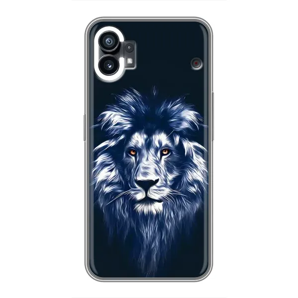 Чехол с рисунком «Лев - синий» для Nothing Phone 1 Чехол с рисунком «Лев - синий» для Nothing Phone 1